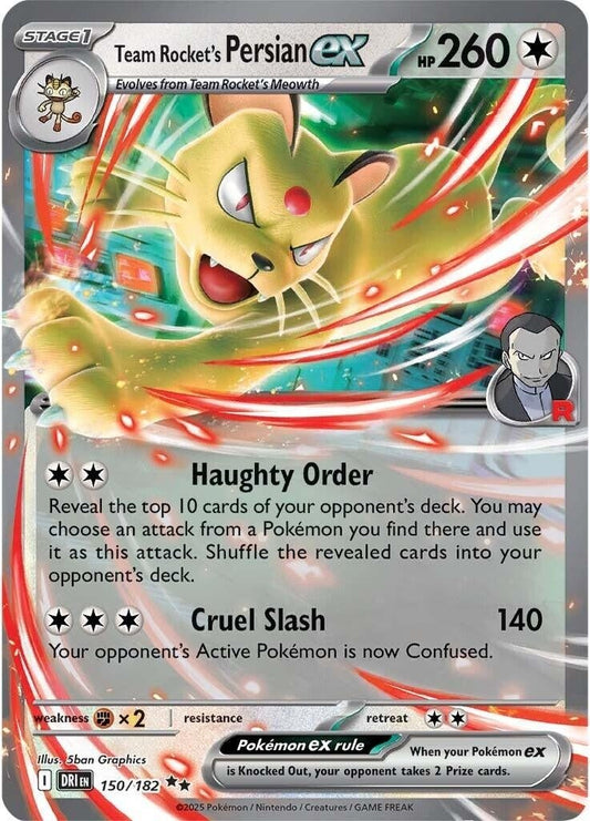 Team Rocket's Persian ex (150/182) (DRI) - GamesLand Canada