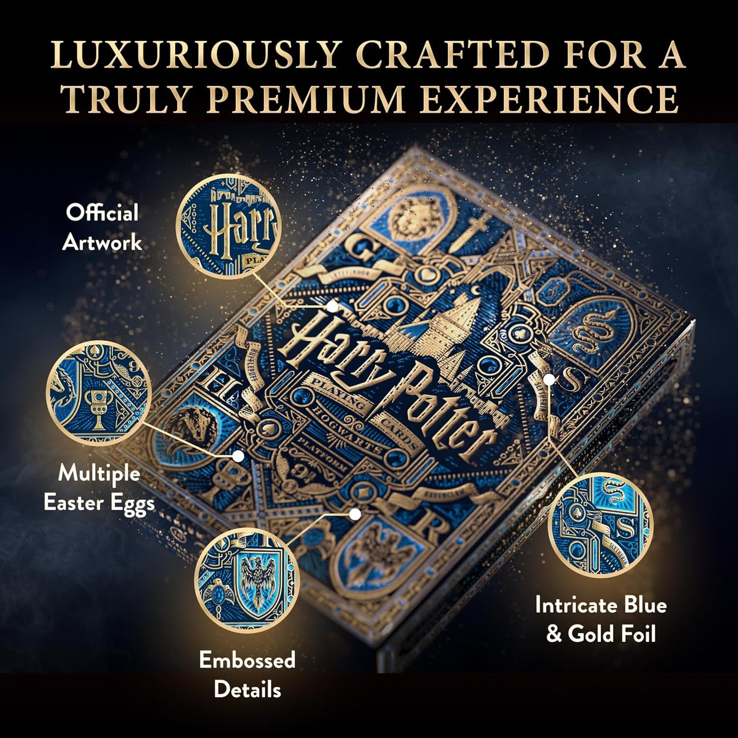 Theory 11 Harry Potter Playing Cards - Blue - GamesLand Canada
