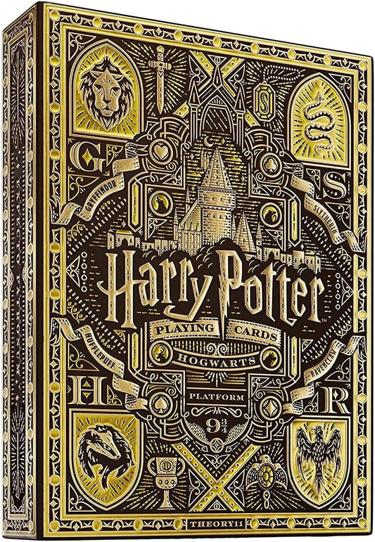 Theory 11 Harry Potter Playing Cards - Yellow - GamesLand Canada
