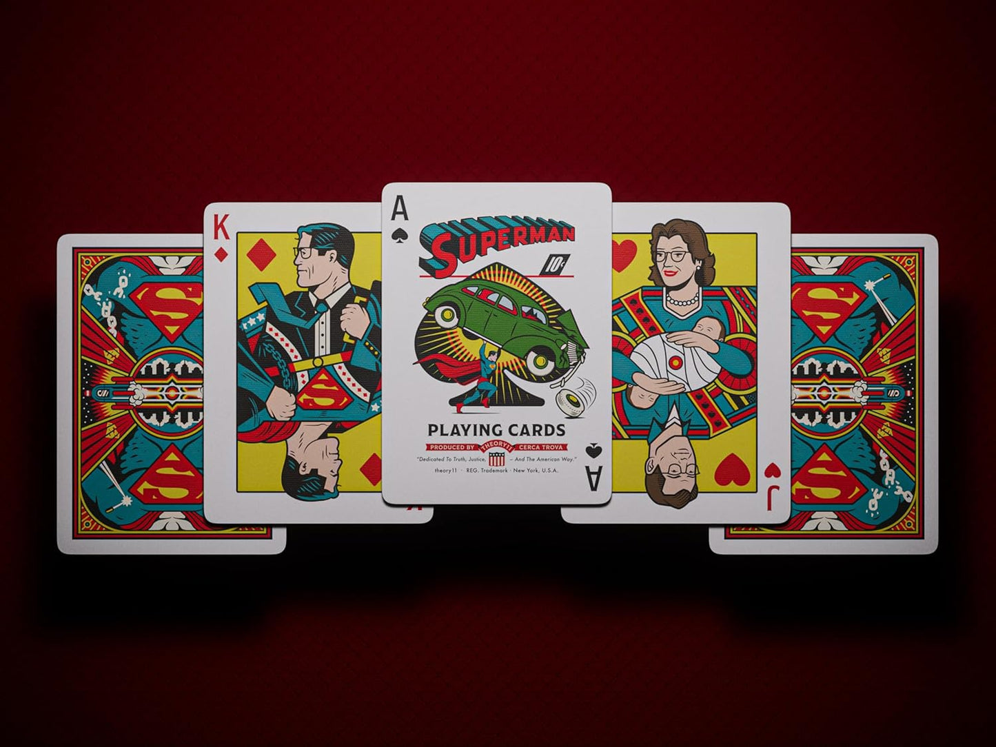 Theory 11 Superman Playing Cards - GamesLand Canada