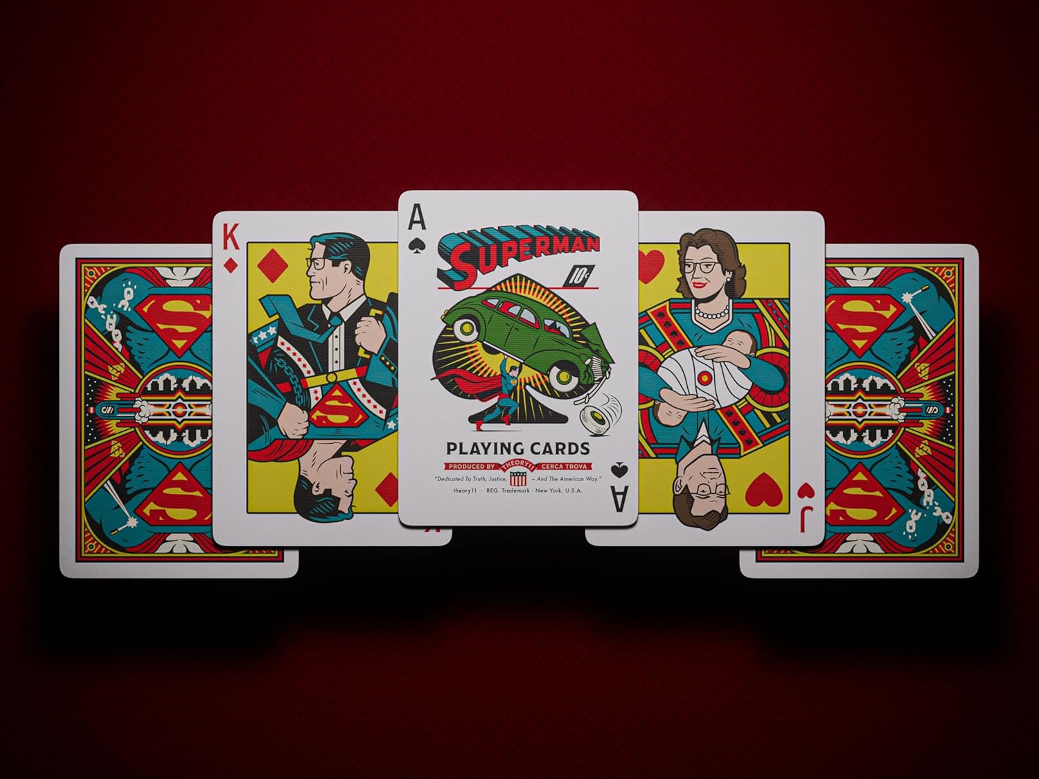 Theory 11 Superman Playing Cards - GamesLand Canada
