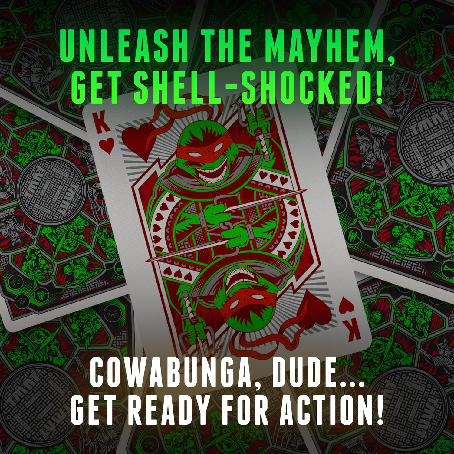 Theory 11 Teenage Mutant Ninja Turtles Playing Cards - GamesLand Canada
