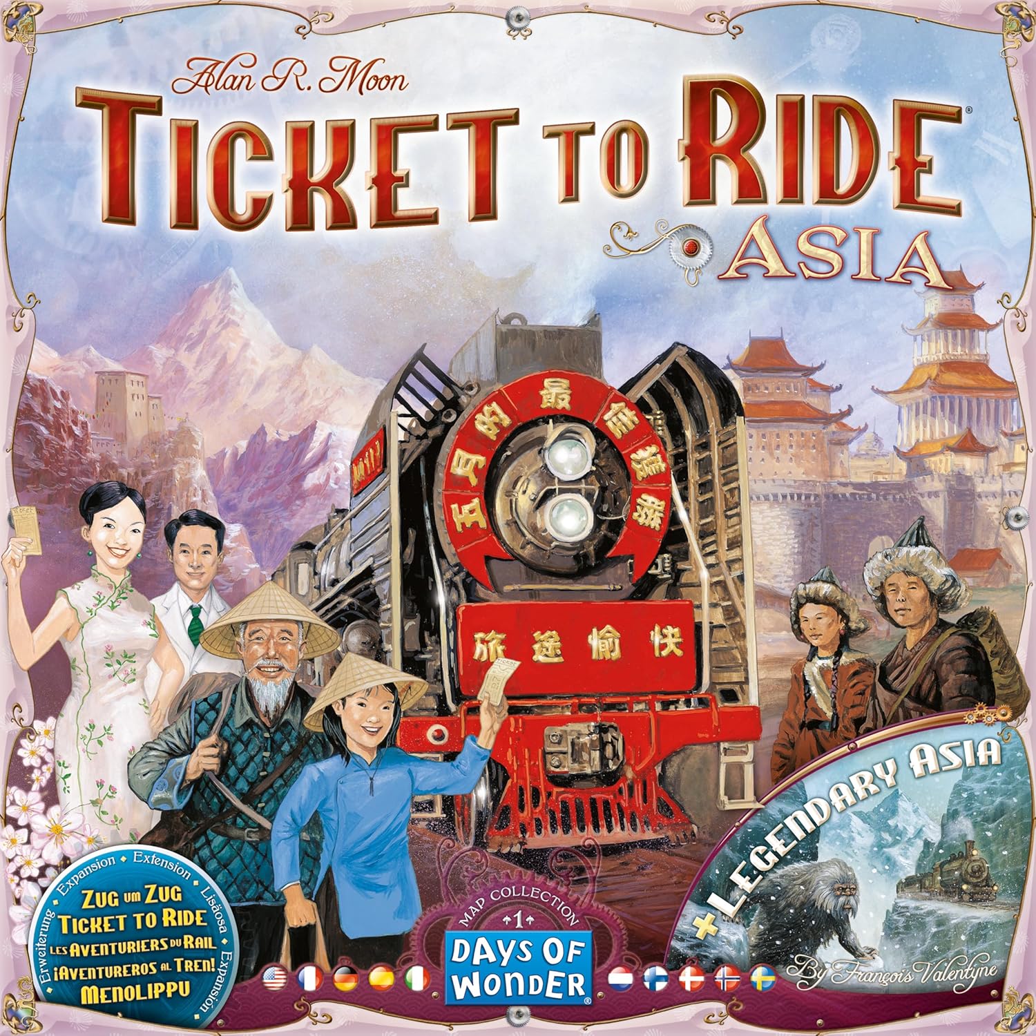 TICKET TO RIDE: MAP 1 - ASIA - GamesLand Canada