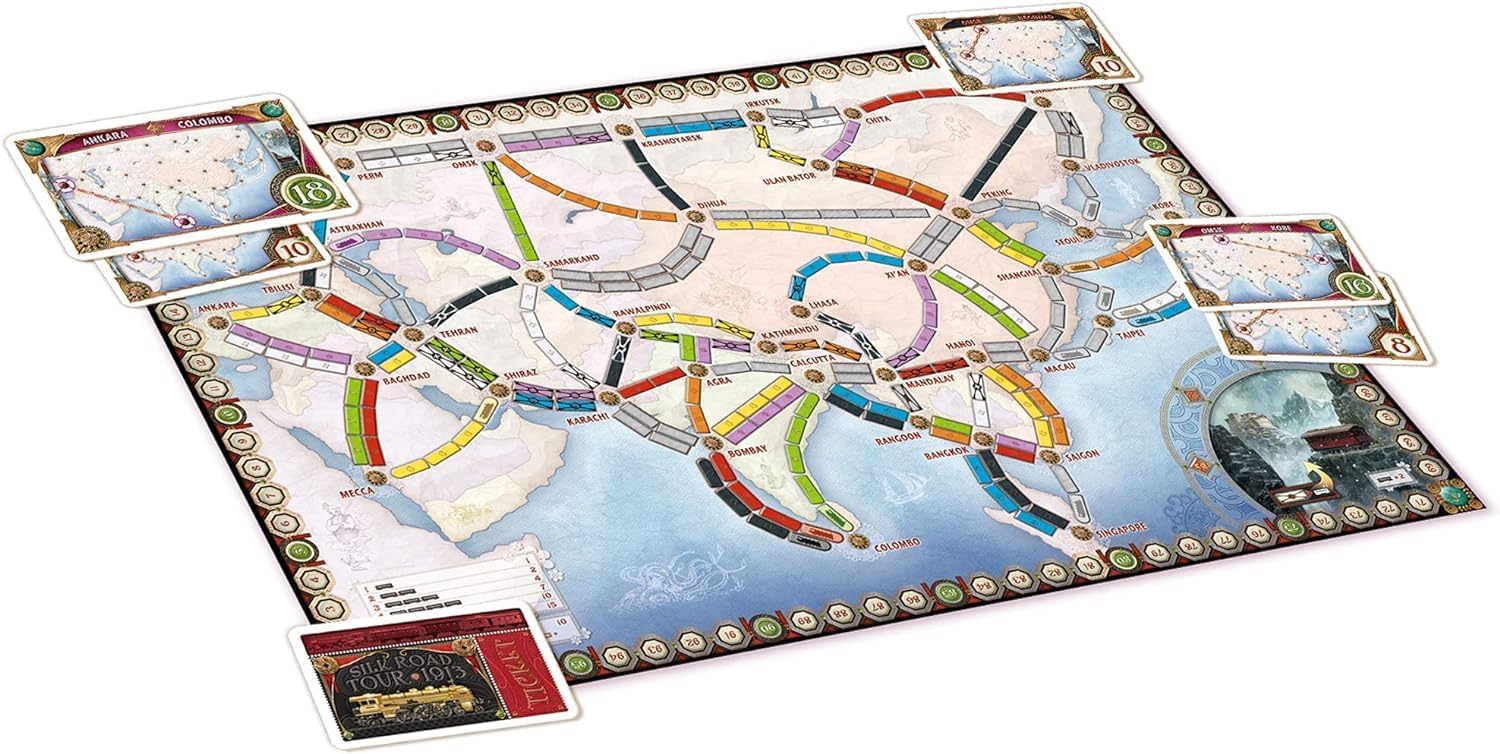 TICKET TO RIDE: MAP 1 - ASIA - GamesLand Canada