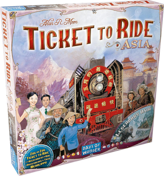 TICKET TO RIDE: MAP 1 - ASIA - GamesLand Canada