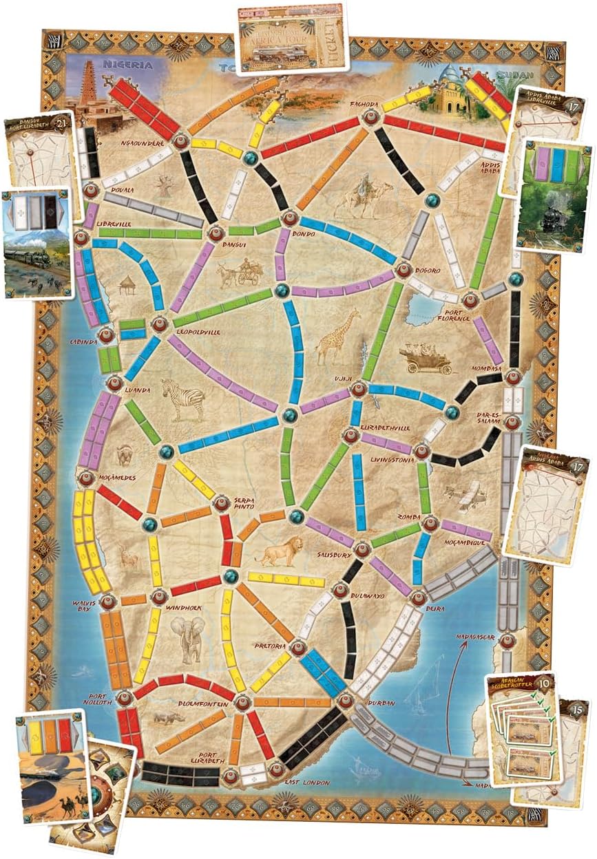 TICKET TO RIDE: MAP 3 - AFRICA - GamesLand Canada