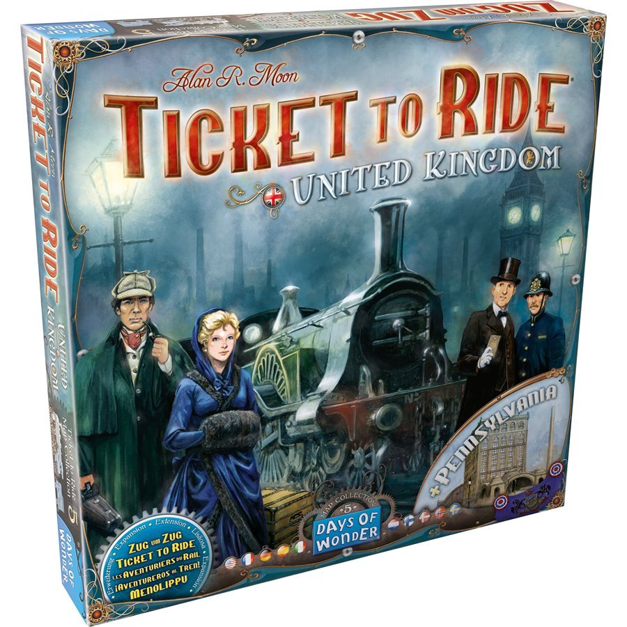 Ticket to Ride: Map 5 - United Kingdom / Pennsylvania - GamesLand Canada