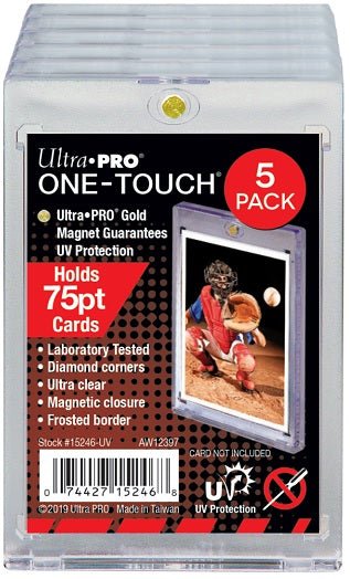 ULTRA PRO 1TOUCH 75PT MAGNETIC HOLDER 5 - PACK - GamesLand Canada