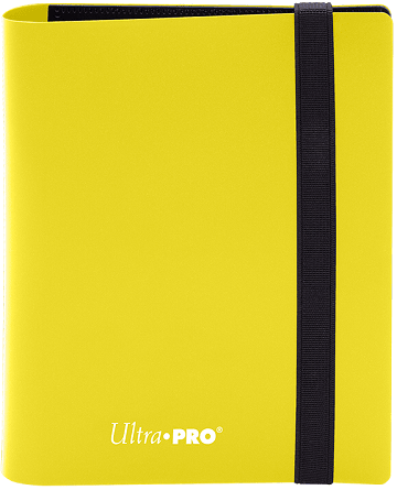 ULTRA PRO BINDER PRO ECLIPSE 2PKT LEMON YELLOW - GamesLand Canada