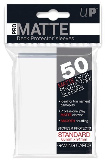 ULTRA PRO D - PRO PRO - MATTE WHITE 50CT - GamesLand Canada