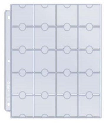 ULTRA PRO PAGE 20 POCKETS COINS 10CT - GamesLand Canada