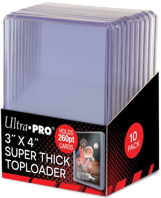 ULTRA PRO TOPLOAD 3X4 260PT SUPER THICK 10CT - GamesLand Canada