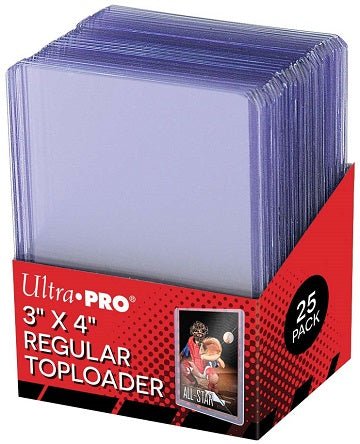 ULTRA PRO TOPLOAD 3X4 REGULAR CLEAR 25CT - GamesLand Canada
