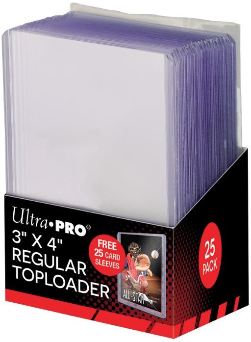 ULTRA PRO TOPLOAD 3X4 REGULAR + SLEEVES 25CT - GamesLand Canada