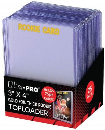 ULTRA PRO TOPLOAD 3X4 ROOKIE 35PT WITH SLEEVES 25CT - GamesLand Canada