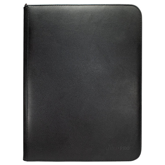 ULTRA PRO ZIP BINDER PRO VIVID 9PKT BLACK - GamesLand Canada