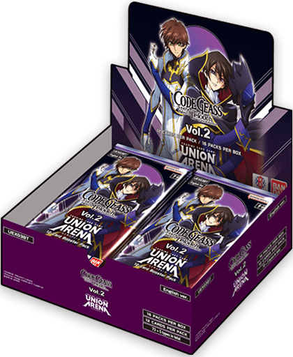 UNION ARENA CODE GEASS LELOUCH OF THE REBELLION V2 BOOSTER BOX - GamesLand Canada