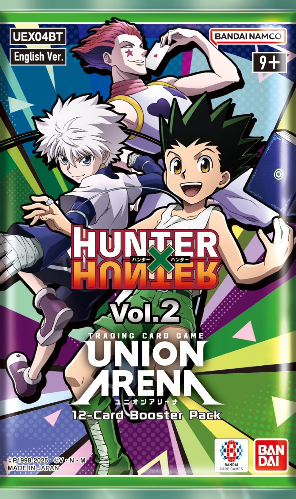 UNION ARENA HUNTER X HUNTER BOOSTER BOX VOL. 2 - GamesLand Canada