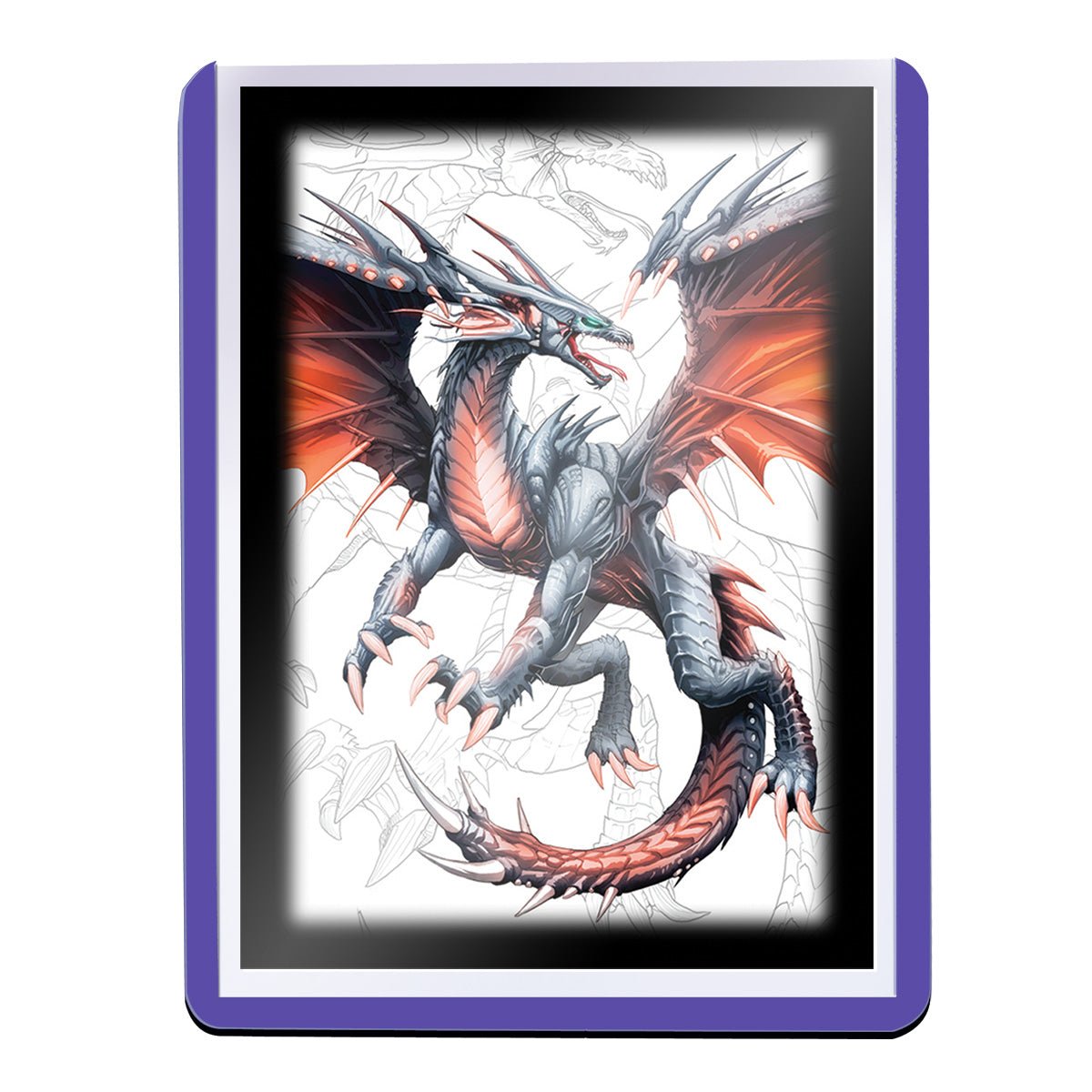 UP TOPLOAD 3X4 BORDER PURPLE 25CT - GamesLand Canada