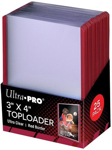 UP TOPLOAD 3X4 BORDER RED 25CT - GamesLand Canada