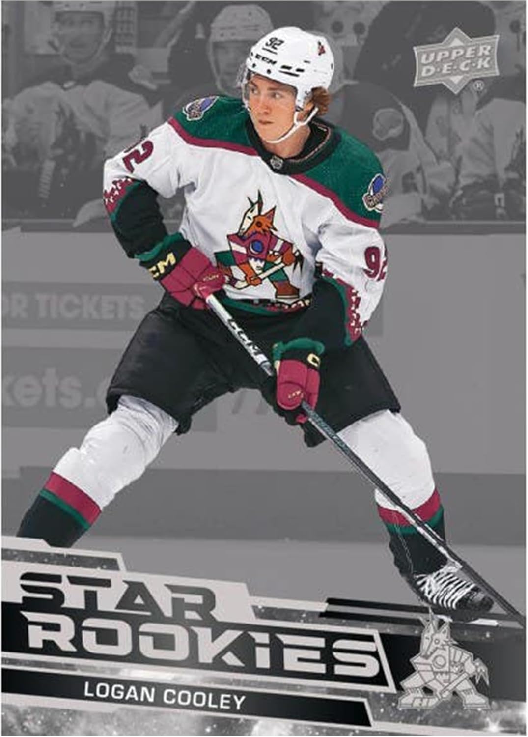 Upper Deck 2023 - 24 NHL Star Rookies Box Set of Hockey Cards (Complete 25 - Card Base Set + 1 Base Set Parallel) - GamesLand