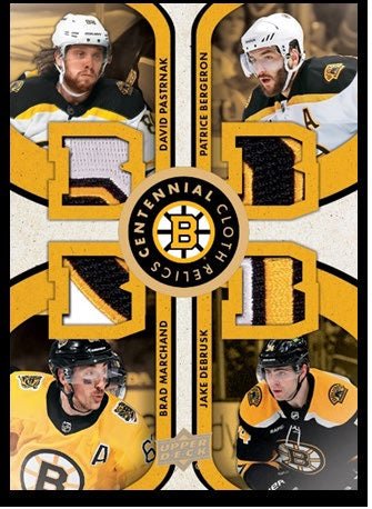 Upper Deck Boston Bruins Centennial Hockey Hobby Box - GamesLand Canada