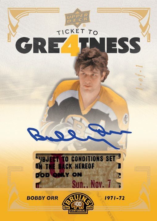 Upper Deck Boston Bruins Centennial Hockey Hobby Box - GamesLand Canada