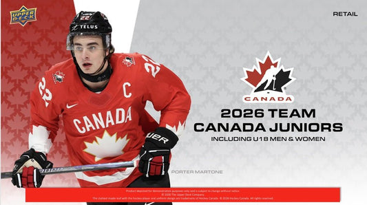UPPER DECK TEAM CANADA JUNIORS HOCKEY 2026 BLASTER BOX - GamesLand Canada