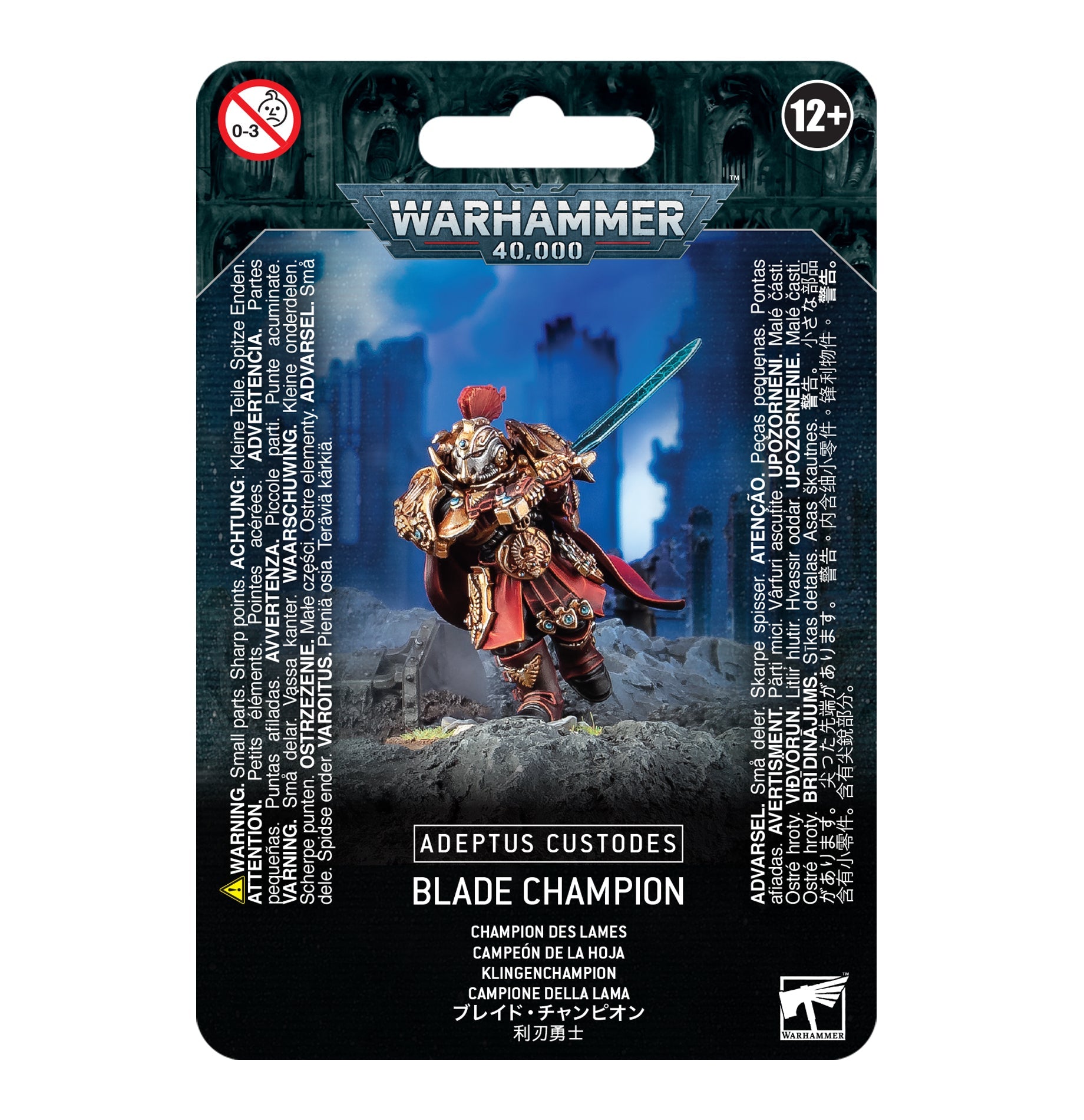 Warhammer 40000: ADEPTUS CUSTODES: BLADE CHAMPION - GamesLand Canada