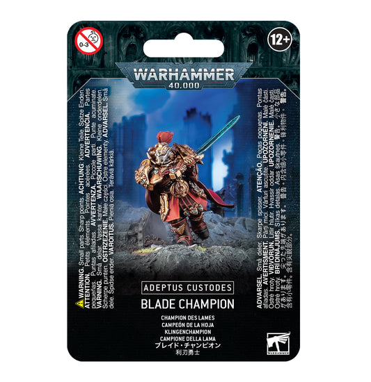 Warhammer 40000: ADEPTUS CUSTODES: BLADE CHAMPION - GamesLand Canada