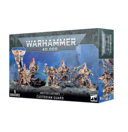 Warhammer 40000: ADEPTUS CUSTODES: CUSTODIAN GUARD - GamesLand Canada