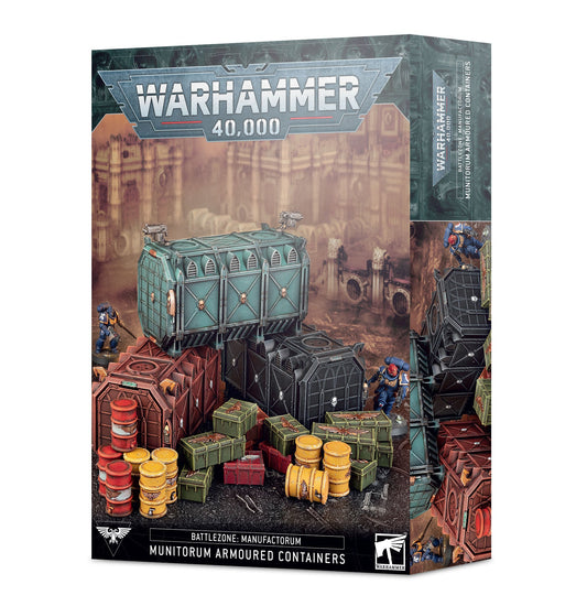 Warhammer 40000: B/Z MANUF.:MUNITORUM ARMOURED CONTAINERS - GamesLand Canada