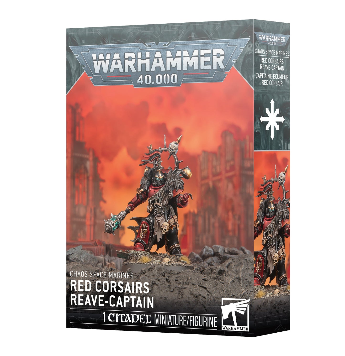 Warhammer 40,000: CHAOS SPACE MARINES: RED CORSAIRS REAVE - CAPTAIN - GamesLand Canada