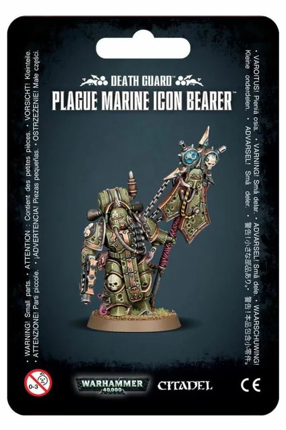 Warhammer 40000: DEATH GUARD: PLAGUE MARINE ICON BEARER - GamesLand Canada