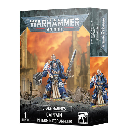 Warhammer 40000: SPACE MARINES: CAPTAIN IN TERMINATOR ARMOUR - GamesLand Canada