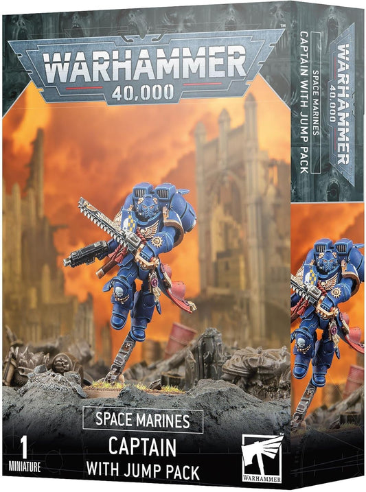 Warhammer 40,000: SPACE MARINES: CAPTAIN WITH JUMP PACK - GamesLand Canada