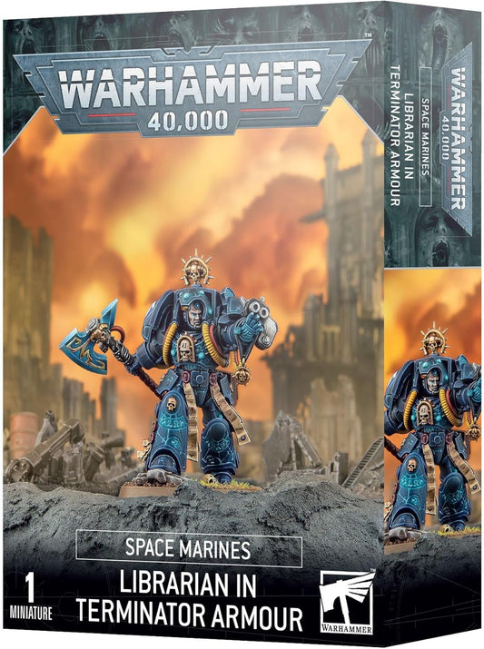 Warhammer 40,000: SPACE MARINES: LIBRARIAN IN TERMINATOR ARMOUR - GamesLand Canada