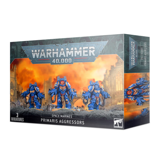 Warhammer 40000: SPACE MARINES PRIMARIS AGGRESSOR SQUAD - GamesLand Canada