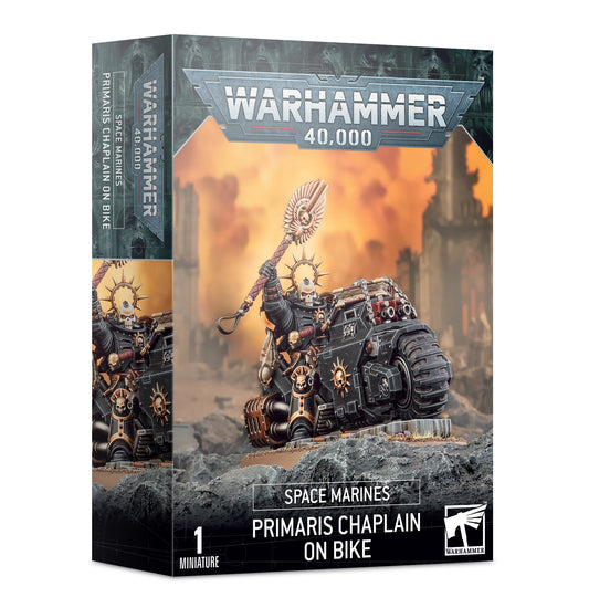 Warhammer 40000: SPACE MARINES: PRIMARIS CHAPLAIN ON BIKE - GamesLand Canada