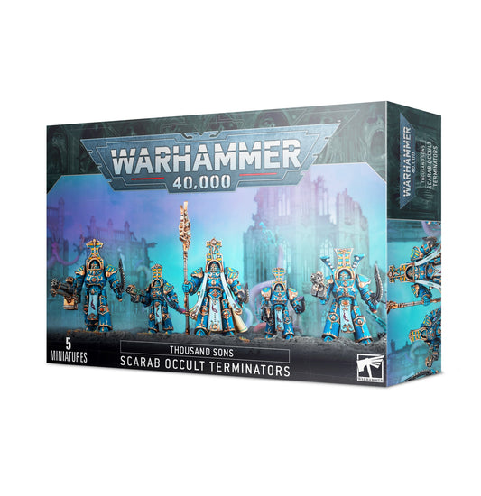 Warhammer 40000: THOUSAND SONS SCARAB OCCULT TERMINATORS - GamesLand Canada