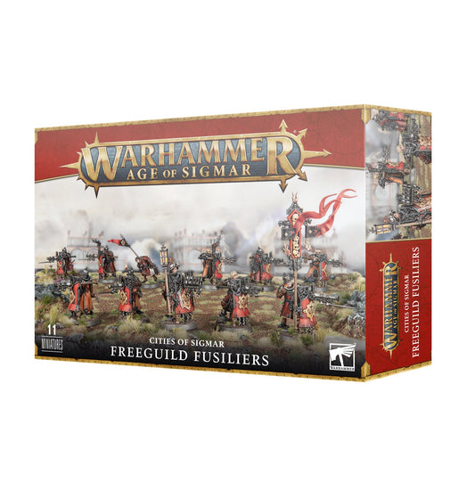 Warhammer: CITIES OF SIGMAR: FREEGUILD FUSILIERS - GamesLand Canada