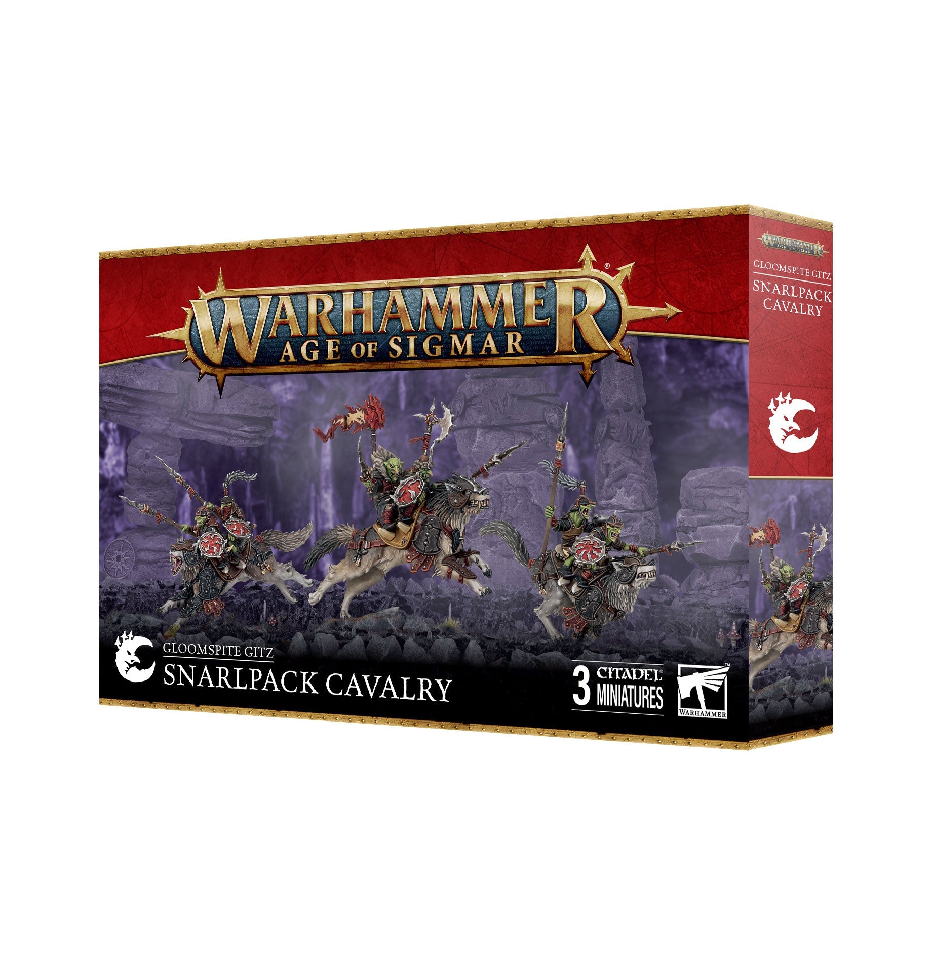 Warhammer: GLOOSMPITE GITZ: SNARLPACK CAVALRY - GamesLand Canada