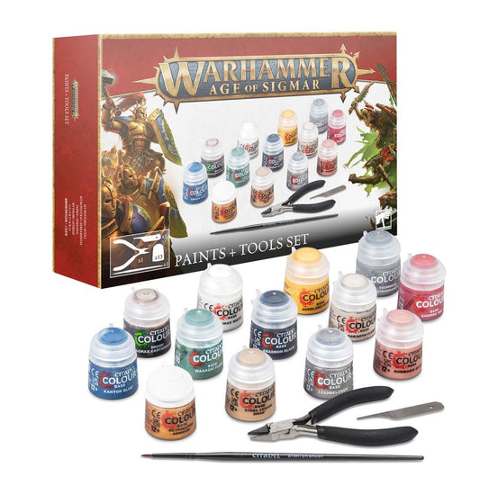 Warhammer: PAINTS + TOOLS SET - GamesLand Canada