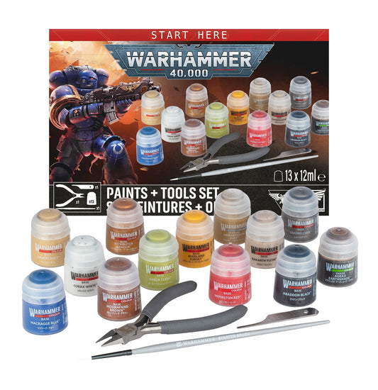 Warhammer: PAINTS + TOOLS SET - GamesLand Canada