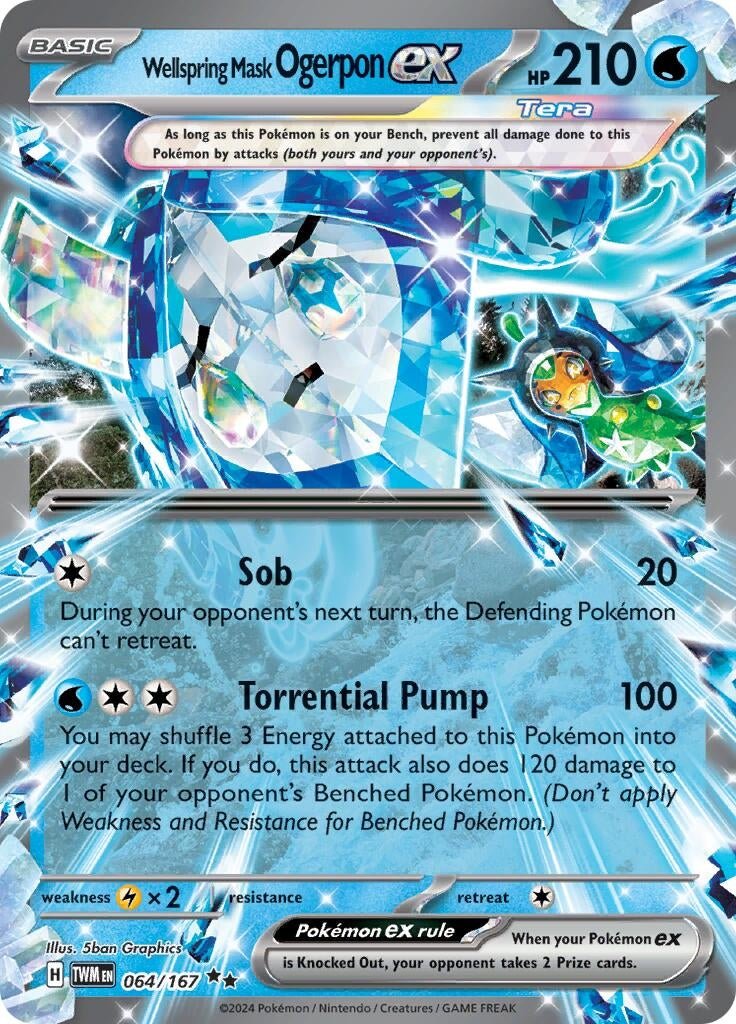Wellspring Mask Ogerpon ex (064/167) (TWM) - GamesLand Canada