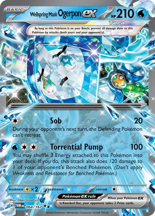 Wellspring Mask Ogerpon ex (064/167) (TWM) - GamesLand Canada