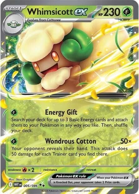 Whimsicott ex (005/086) (WHT) - GamesLand Canada