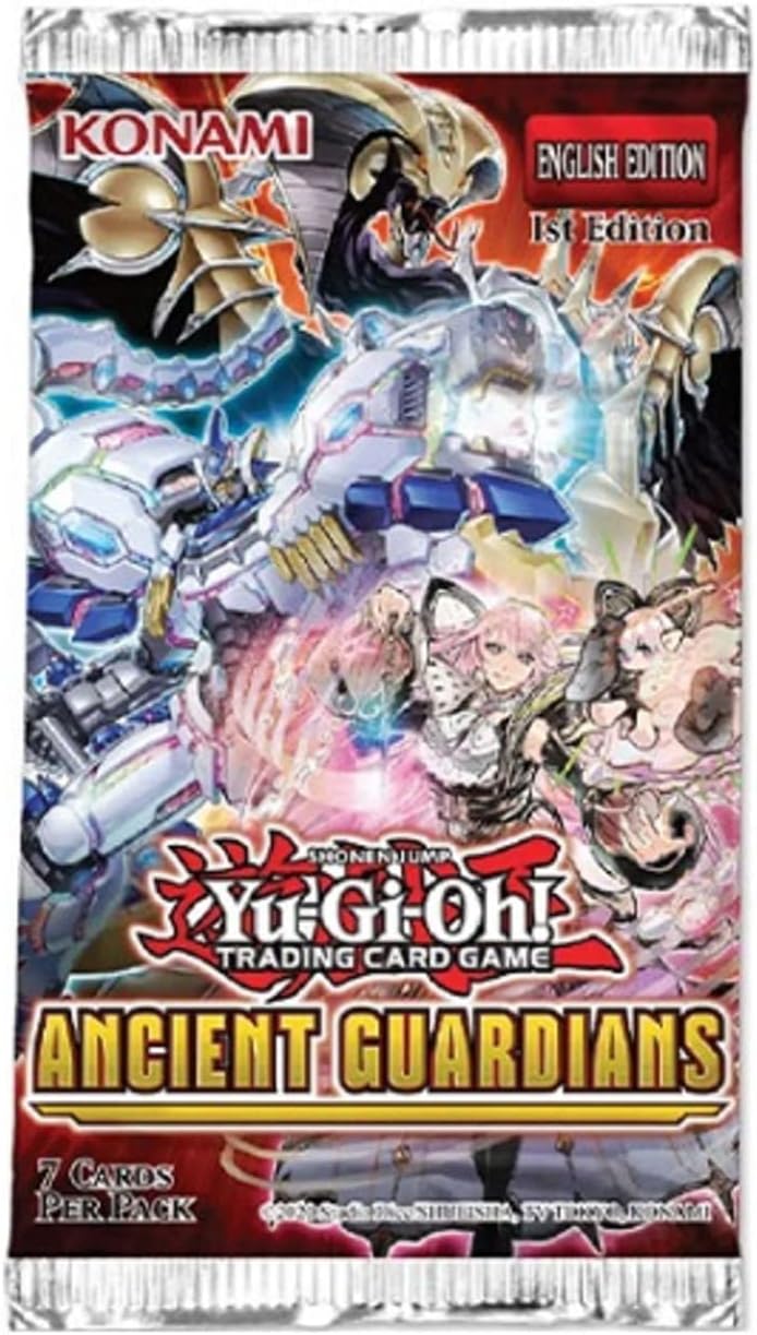 YGO Ancient Guardians 1st Edition Booster Pack - GamesLand Canada