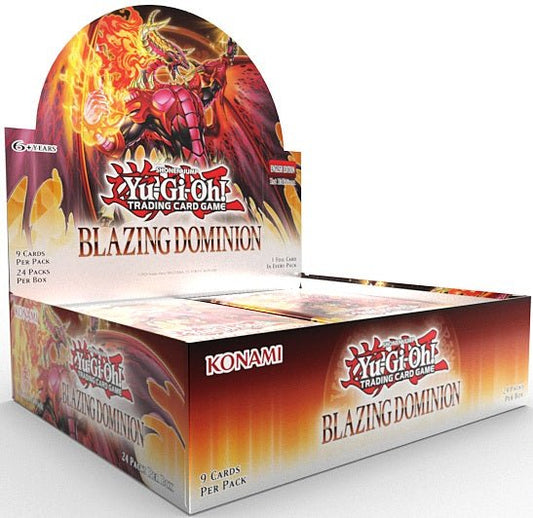 YU - GI - OH BLAZING DOMINION BOOSTER BOX - GamesLand Canada