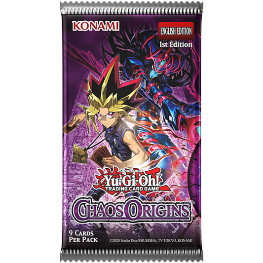 Yu-Gi-Oh! CHAOS ORIGINS BOOSTER PACK - GamesLand Canada